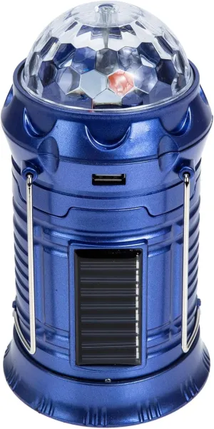 Yardwe Solar Camping Lamp Fan Portable Led Lantern for Outdoor Use Rechargeable Tent Light Direct and Solar Charging Versatile Illumination for Camping Hiking and Emergencies
