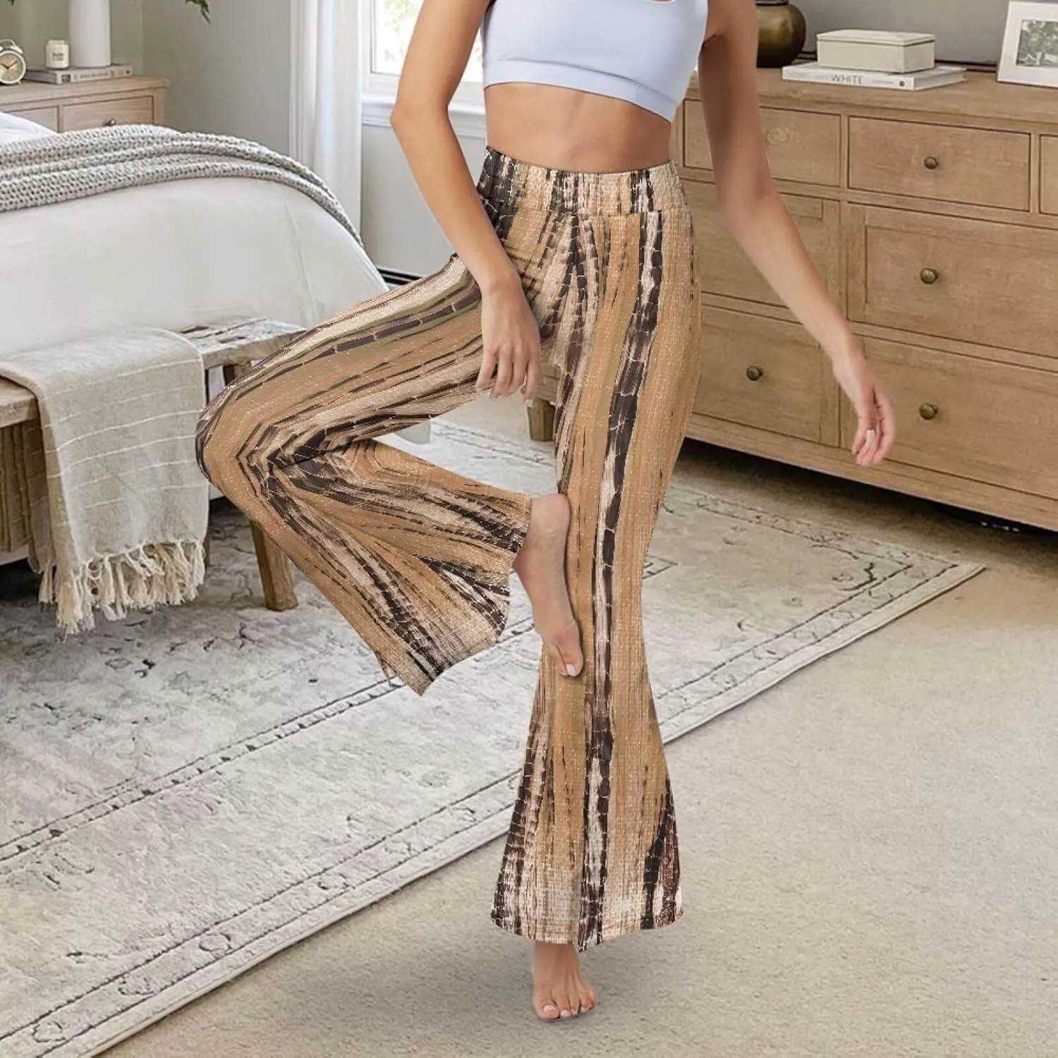 Yoga Pants for Women Wide Leg Pants High Waist Workout Pants