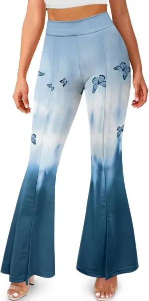 Yoga Pants for Women Wide Leg Pants High Waist Workout Pants