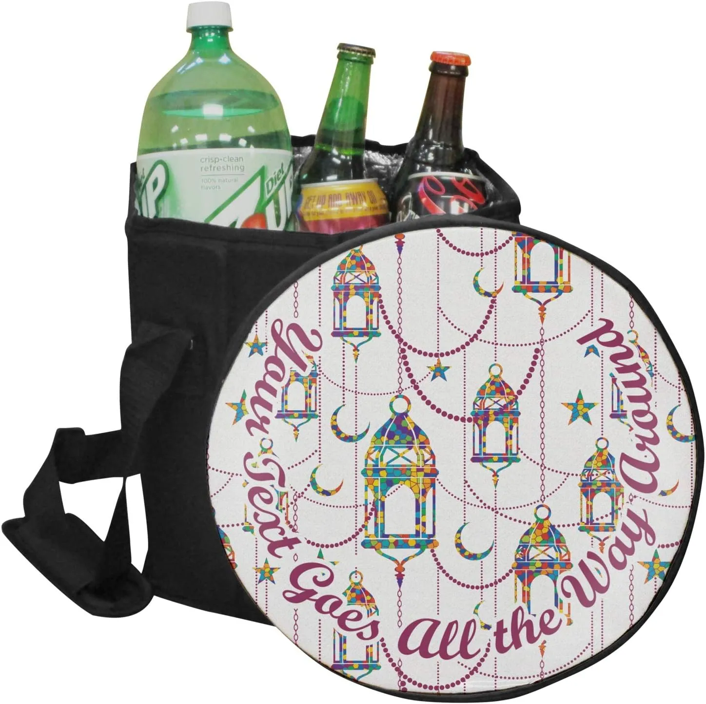 YouCustomizeIt Personalized Hanging Lanterns Collapsible Cooler & Seat