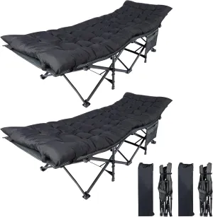 YSSOA Camping Cot for Adults, Foldable Bed for Outdoor with Portable Bag, Camping Bed Lightweight Sleeping Cots for Camping, Easy to Set up