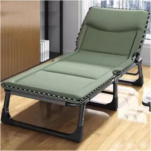 ZTGL A,170x56cm, Reclining Camping Lounge Chair, Reclining Patio Chairs, Folding Recliner Chair for Outdoor Indoor, Portable Folding Camping Cot, Sunbathing Lounge Chairs