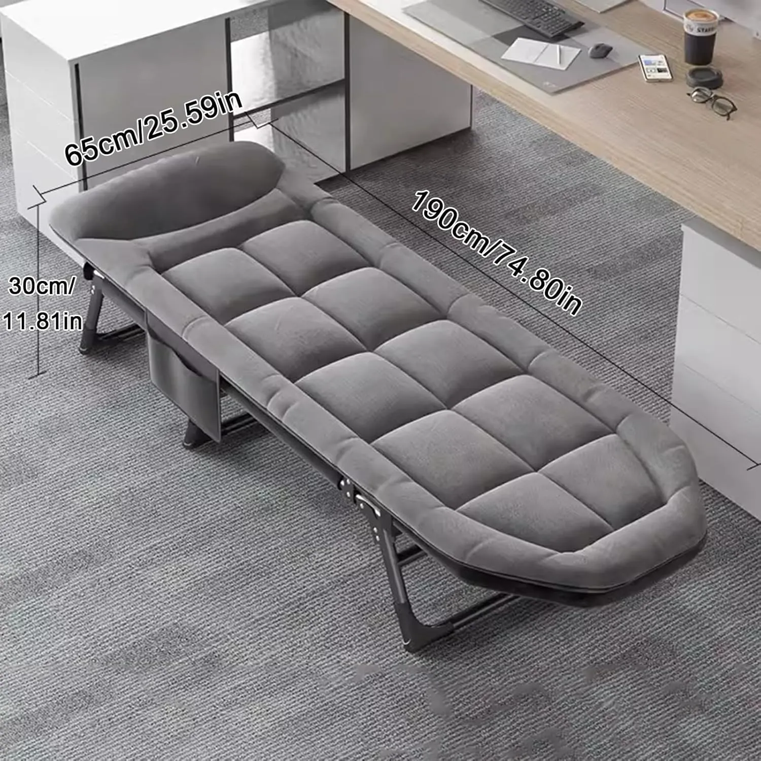 ZTGL B, Camping Cot for Adults, Portable Folding Bed for Sleeping, Lightweight Camping Cots, Office Nap Folding Lounge Chairs, Sunbathing Lounge Chairs Outdoor