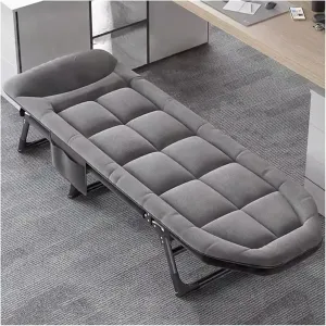 ZTGL B, Camping Cot for Adults, Portable Folding Bed for Sleeping, Lightweight Camping Cots, Office Nap Folding Lounge Chairs, Sunbathing Lounge Chairs Outdoor